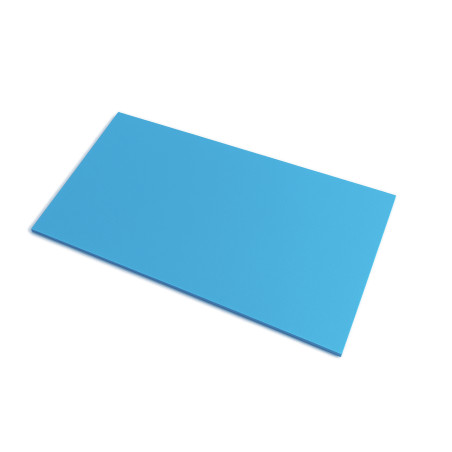 Acrylaat (PMMA) basisplaat (lichtblauw, 50x30 cm, 3 mm dik)