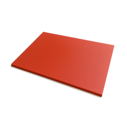 Plaque de base en acrylique (PMMA) (rouge, 50x30 cm, épaisseur