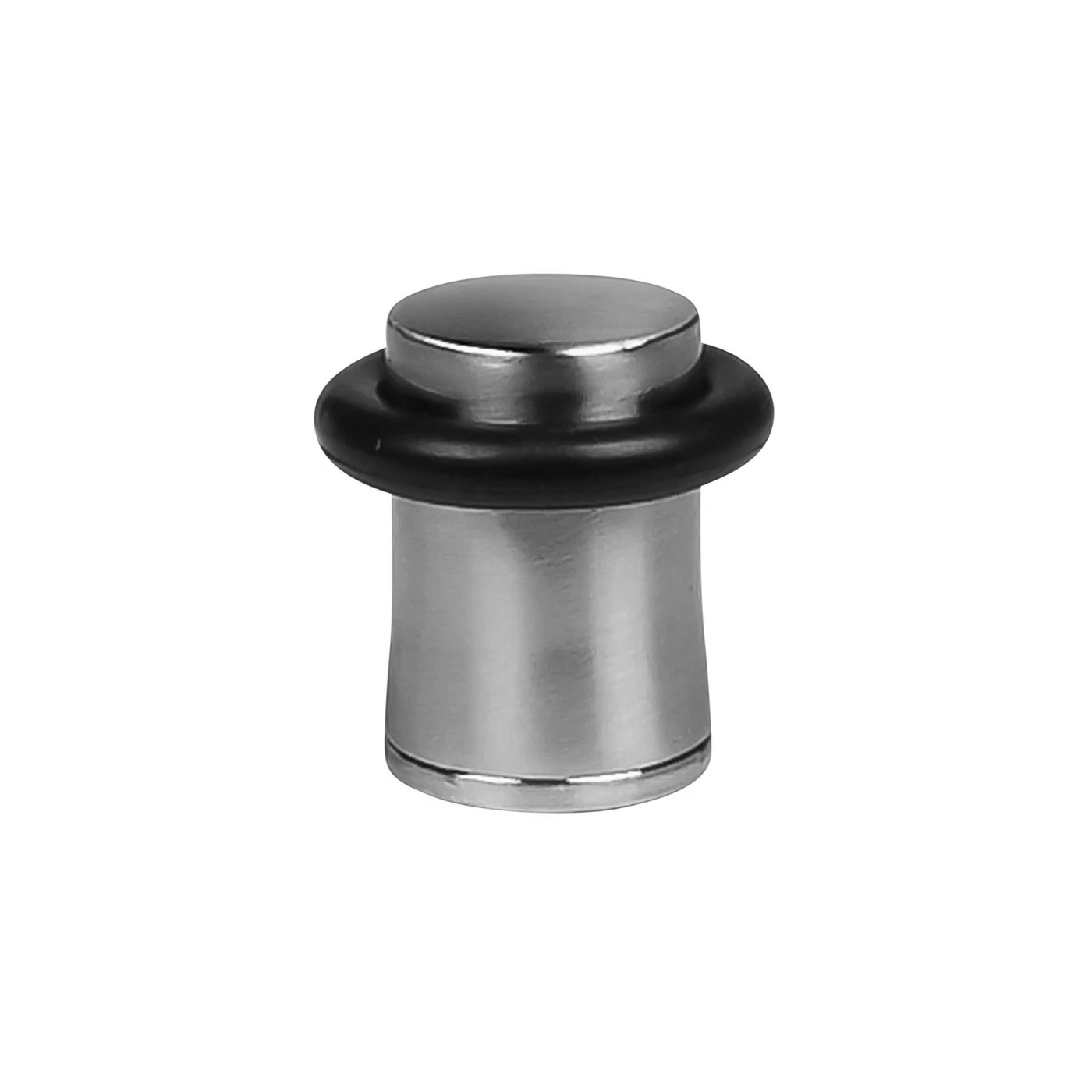 Türstopper aus Metall mit Gummiring, silber (2,7 cm