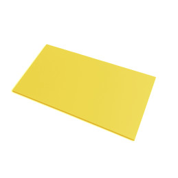 Acrylic (PMMA) base plate (yellow, 50x30 cm, 3 mm thick)