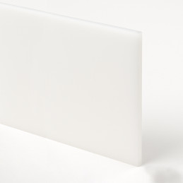 Acrylic (PMMA) base plate (opal white, 50x30 cm, 8 mm thick)