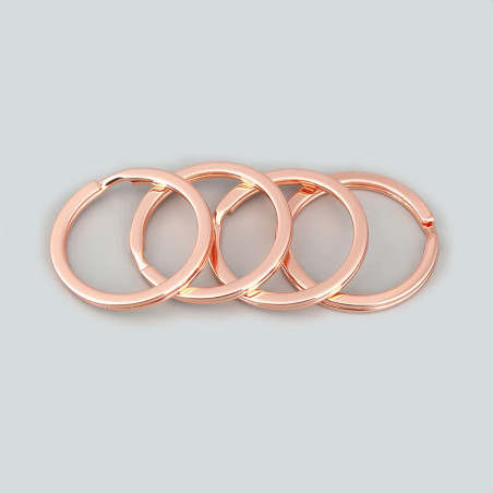 Set of 30 beautiful key rings (22-28 mm, color 4: rose gold) Set of 30 beautiful key rings (22-28 mm, color 4: rose gold)