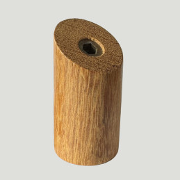 Lot de 6 patères en bois (porte-manteau), teck