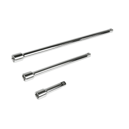 Socket extensions (1/4 inch, 75, 150 and 225 mm length)