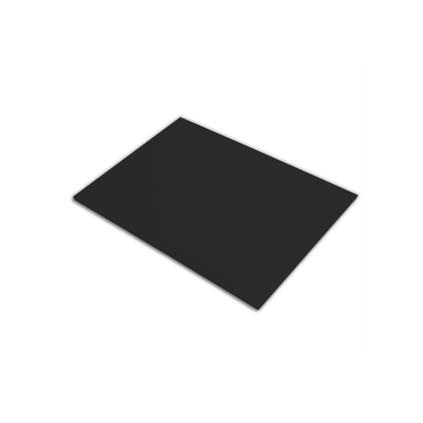 Plaque de base en acrylique (PMMA) (noir mat, 50x30 cm