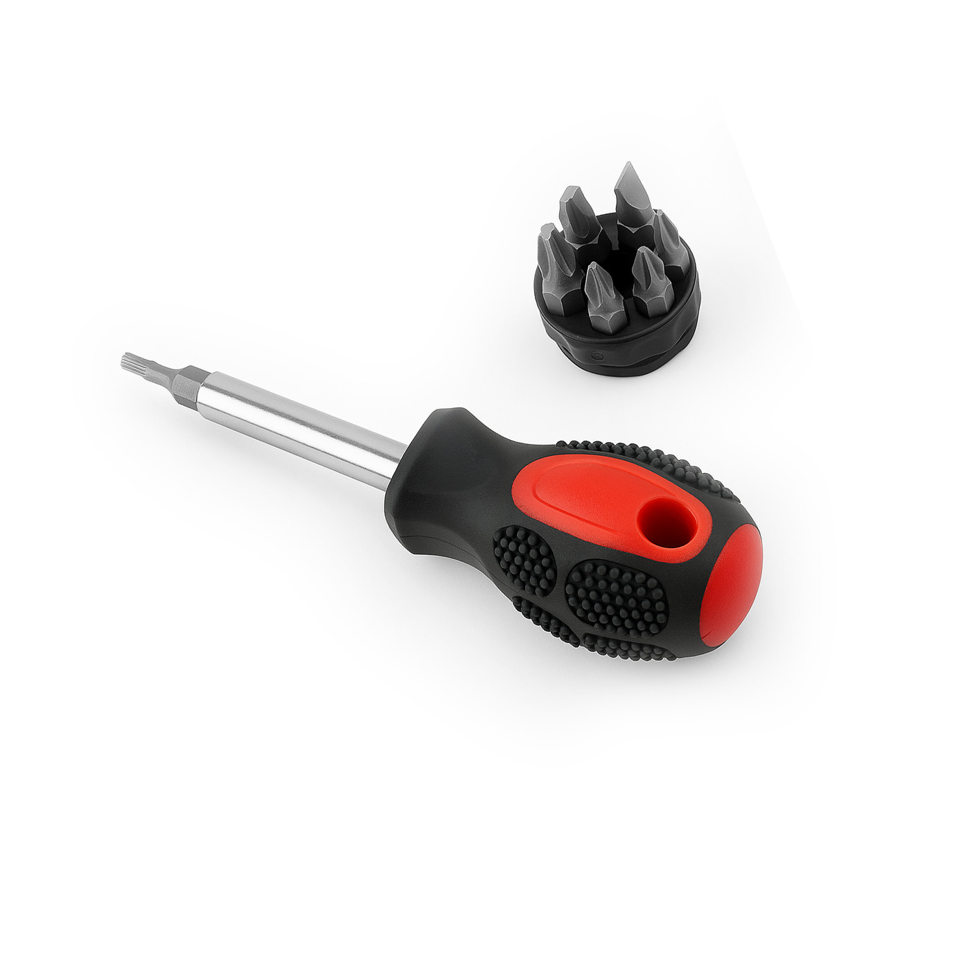 Small screwdriver with bit set