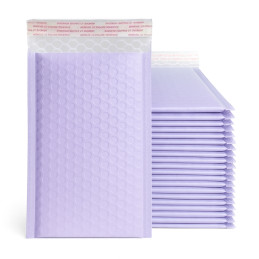 Small bubble envelope (air cushion envelope, purple, 11x20 cm)