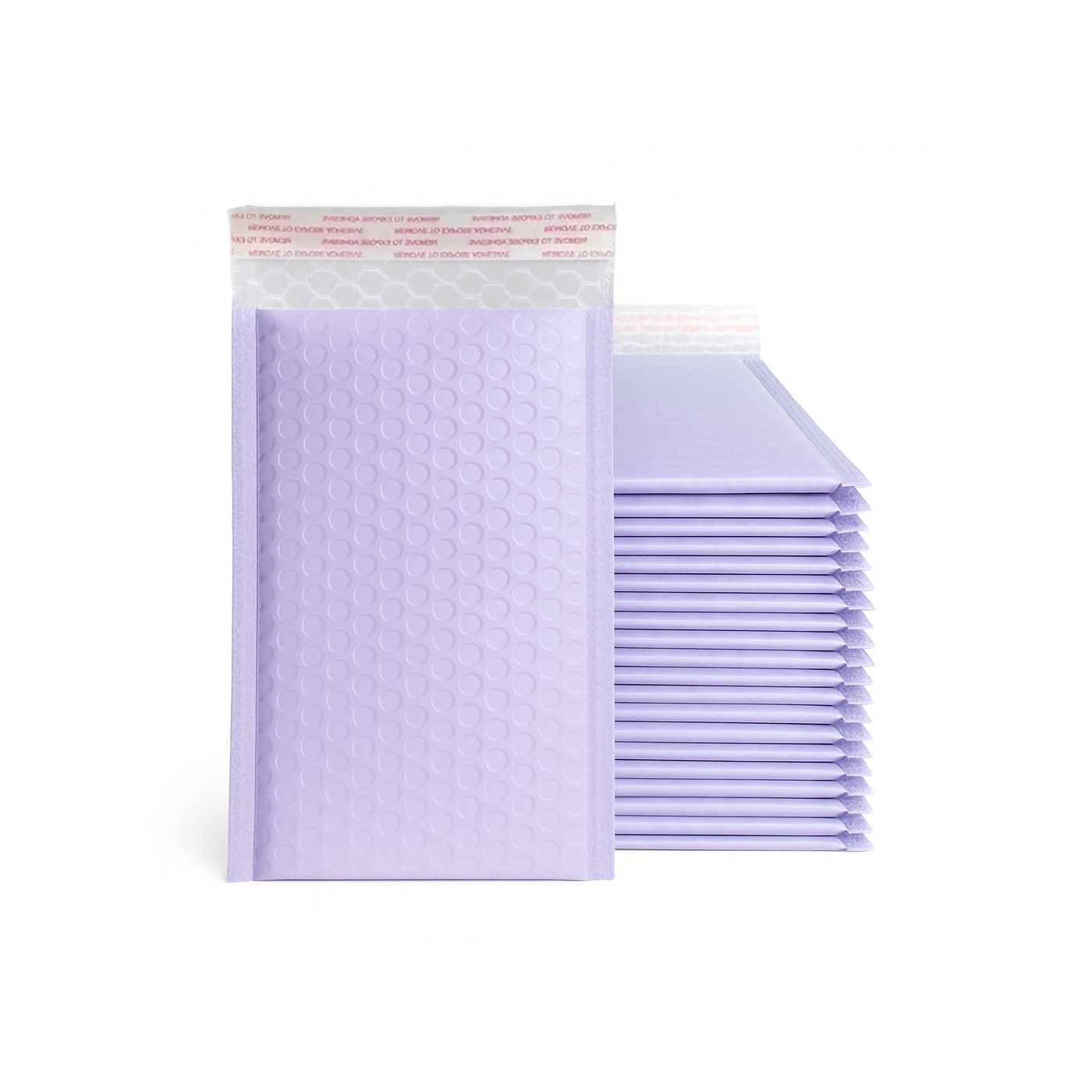 Small bubble envelope (air cushion envelope, purple, 11x20 cm)