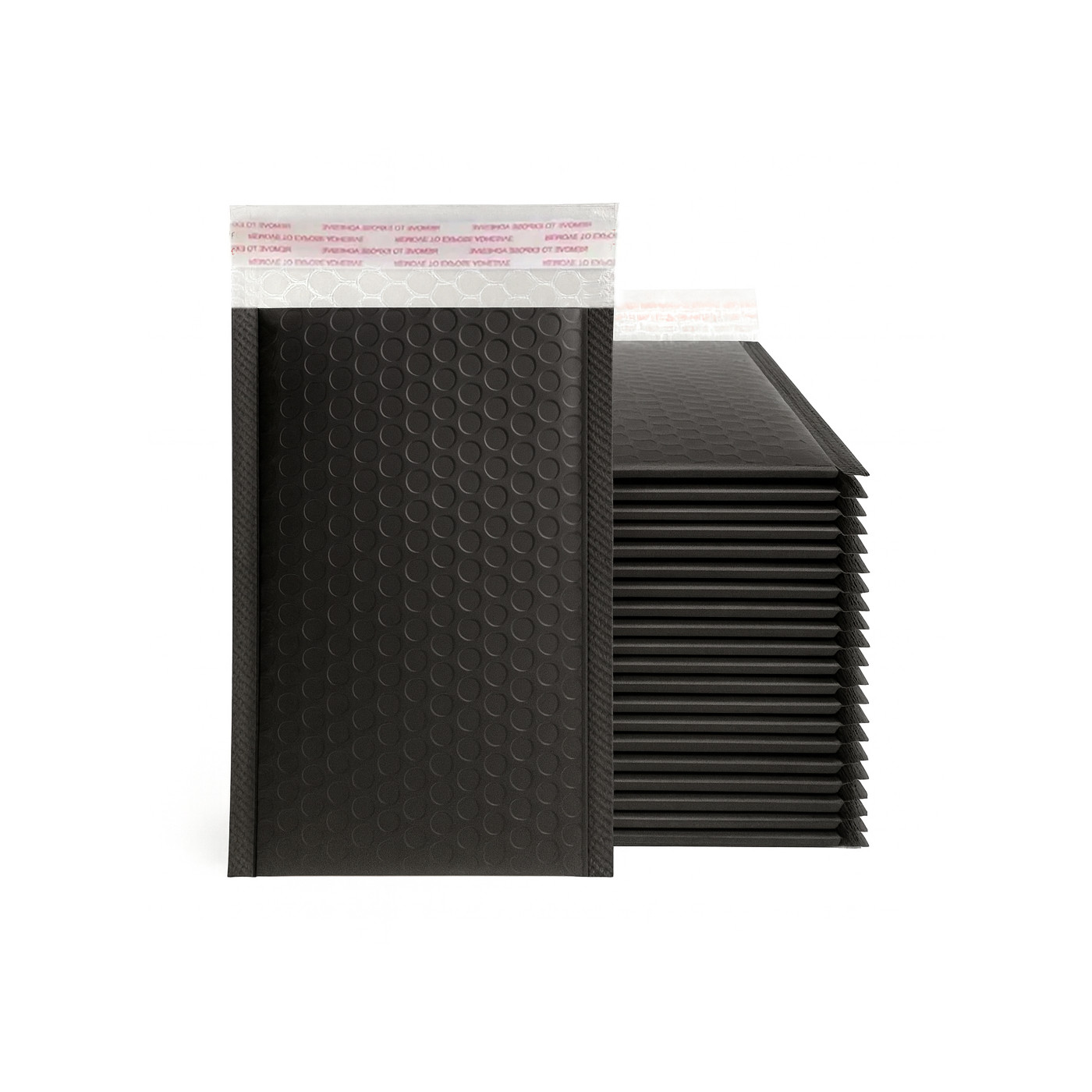 Small bubble envelope (air cushion envelope, black, 11x20 cm)