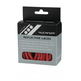 Set of reflective shoelaces (red) Set of reflective shoelaces (red)