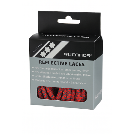 Set of reflective shoelaces (red) Set of reflective shoelaces (red)