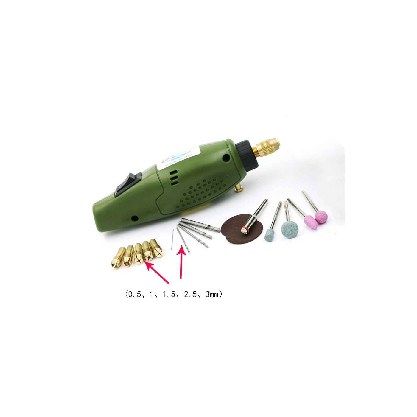 Taky - Ini Fresatrice Cordless Con Cassetta E 118 Accessori - 4