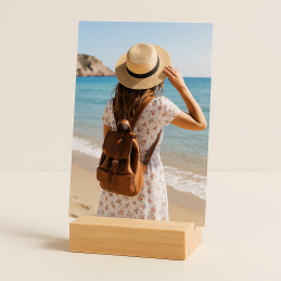 Ausstellungsständer (auch für Fotos) aus Lindenholz (6x2,5x1,5