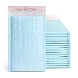 Set van 40 kleine bubbelenveloppen (luchtkussenenvelop, blauw