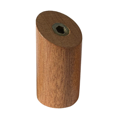 Lot de 6 patères en bois (porte-manteaux), sapeli