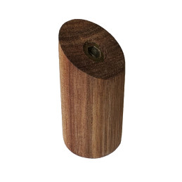 Set mit 6 Kleiderhaken (Garderobe) aus Holz, Akazie