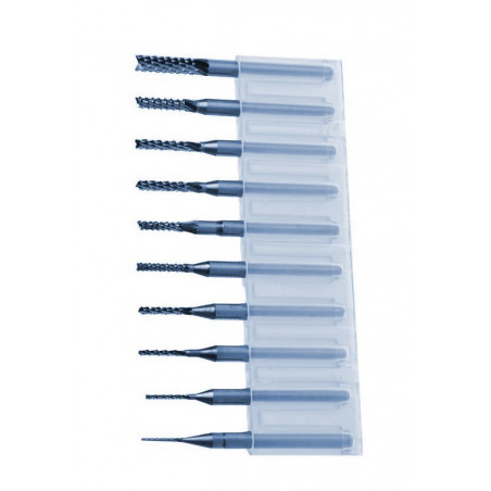 Set Mikro fräser HQ (0,8-3,175 mm) Set Mikro fräser HQ (0,8-3,175 mm)
