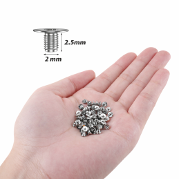 Jeu de 50 vis de fixation micro (compatibles M.2) – avec boîte
