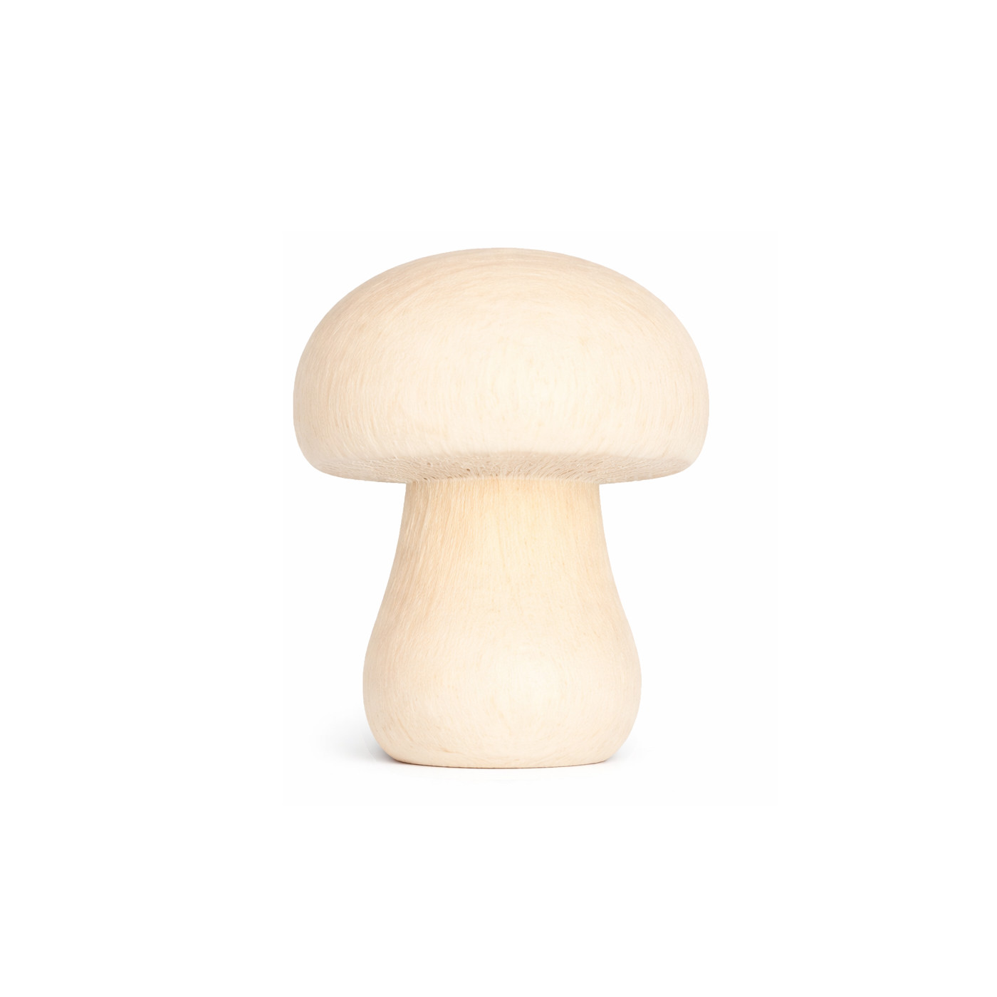 Piccola figura di fungo in legno (per lavoretti, alta 3 cm)