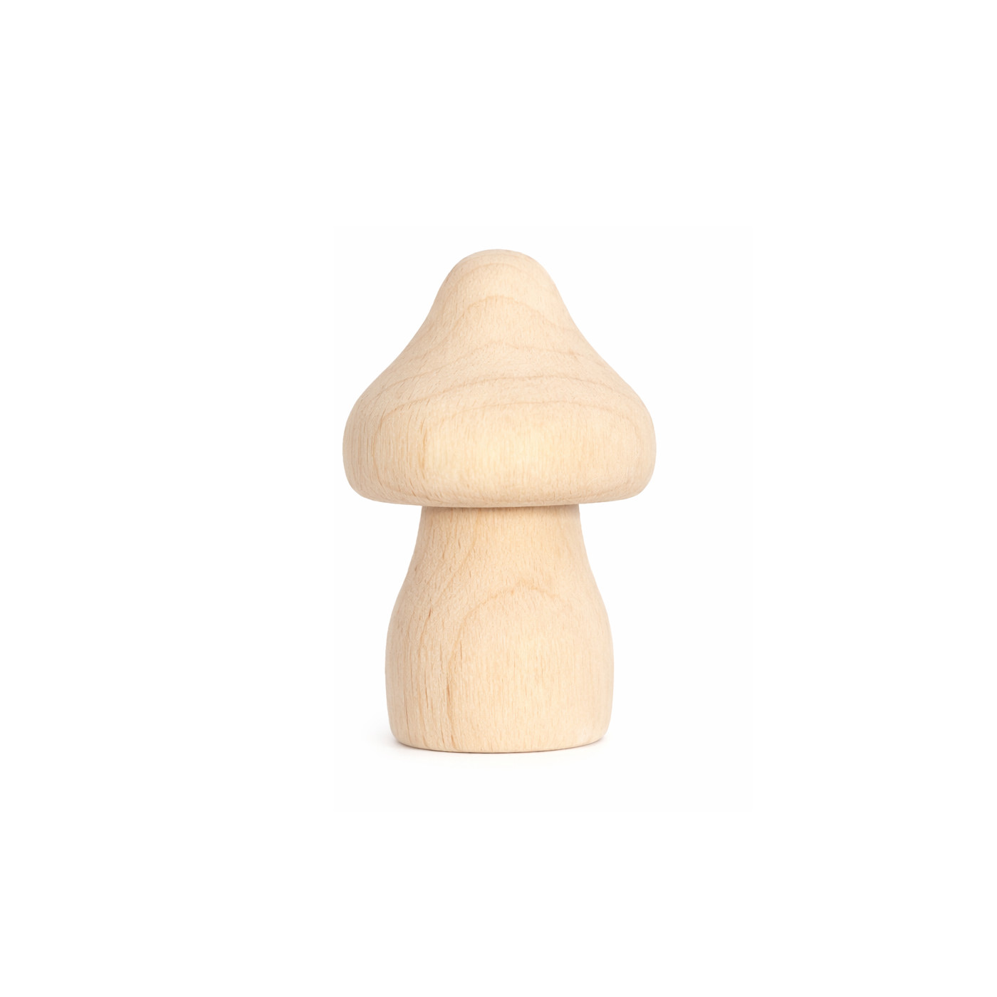 Pequeña figura de hongo de madera (para manualidades, 3 cm de