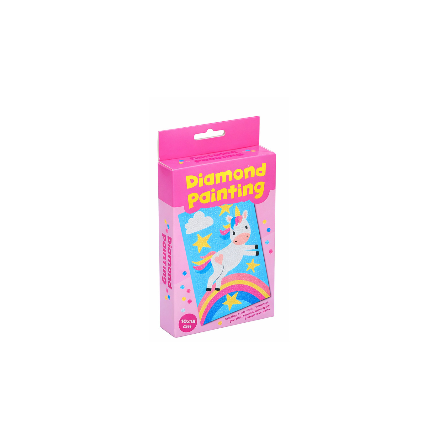 Kit de pintura de diamantes para niños (10x15 cm, unicornio)