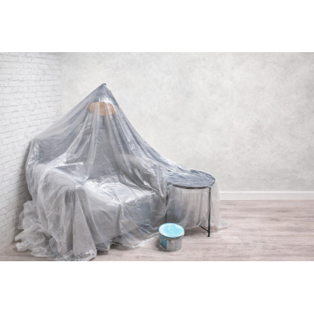 Transparent dækark (4x5 meter, 0,005 mm tykt)