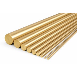 Cylindrical brass rod (for model making, 3.0x200 mm)