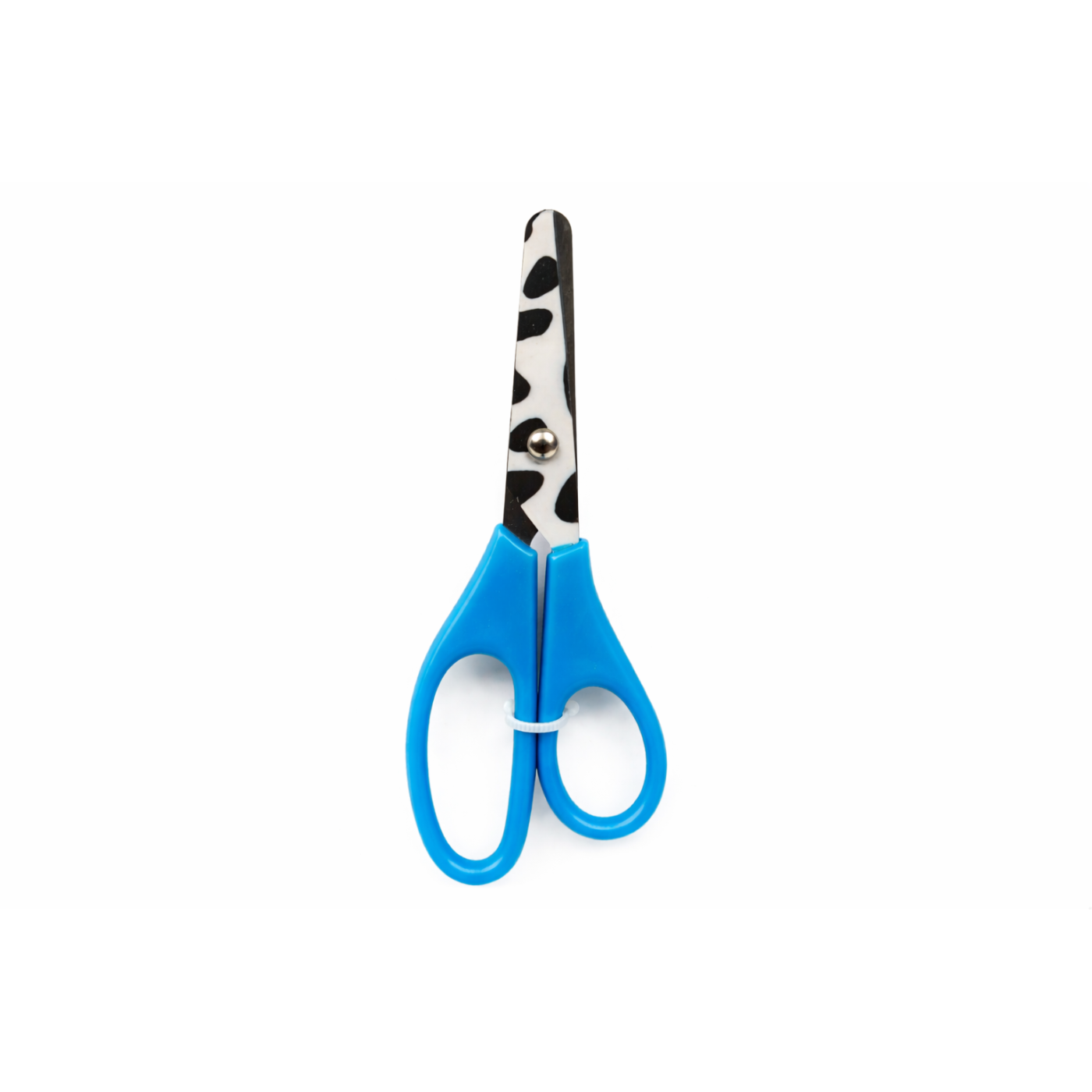 Childrens scissors (blue, cow print)