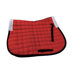 Basic horse saddle pad (red)