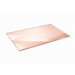 Lámina acrílica de espejo oro rosa para corte (láser) y grabado