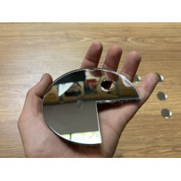 Chomper as wall decoration (15x15 cm, 3 mm thick, mirror)