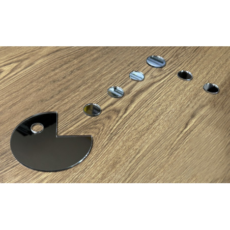 Chomper comme décoration murale (15x15 cm, 3 mm d'épaisseur