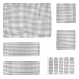 Zelfklevende gaas reparatie patches – set van 10 stuks