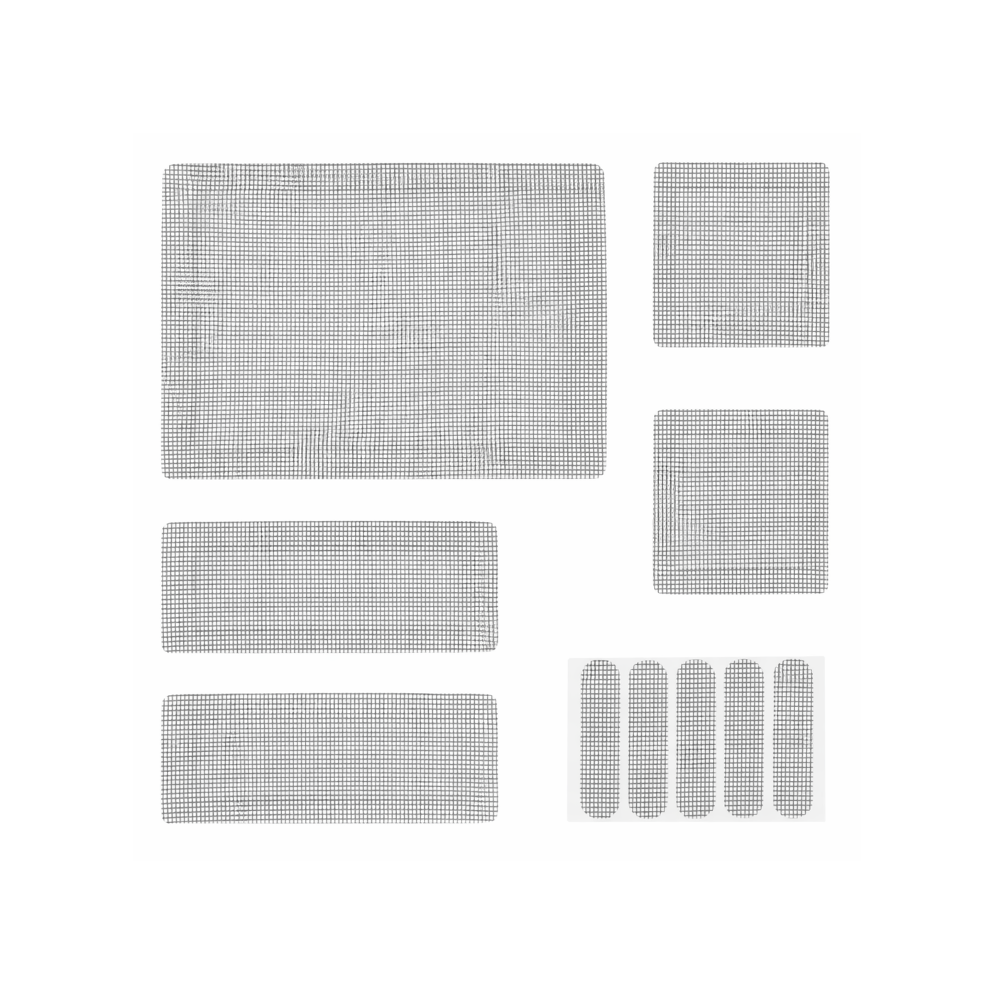 Self-adhesive mesh repair patches – set of 10 pieces