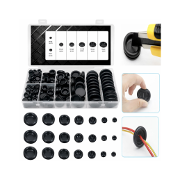 Set di pressacavi in gomma (M7–M25), 188 pezzi