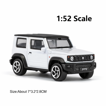Suzuki Jimny 2021 skalamodel 1:52 (hvid)