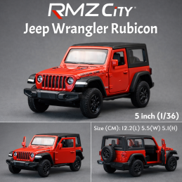 Jeep Wrangler Rubicon Modellauto (1:36, rot)