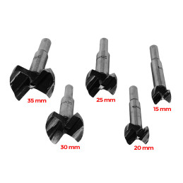 Forstner drill bits set (5 pieces) to drill holes - WD1775994690