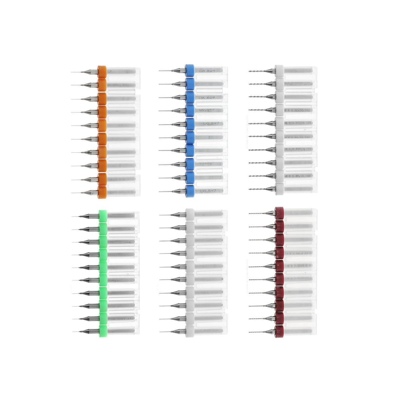 Ensemble de 10 micro forets dans une boîte (0,90 mm) -