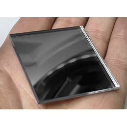Set of 30 small square mirrors (3x50x50 mm, silver, without