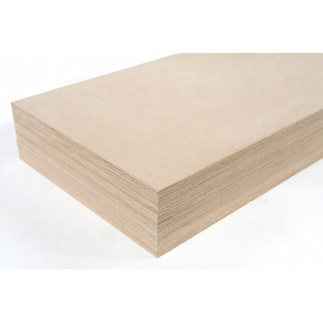 Set of 10 linden (basswood) plywood sheets, 40x30 cm, 3 mm