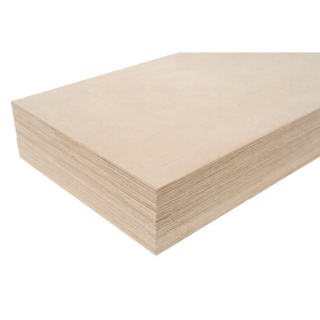 Set of 10 linden (basswood) plywood sheets, 46x30 cm, 1.5 mm