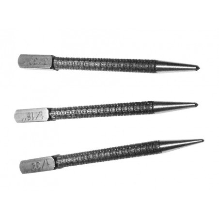 Set center punches (3 Stück) Set center punches (3 Stück)