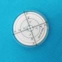 Kulatá bublinková vodováha 66x11 mm bílá