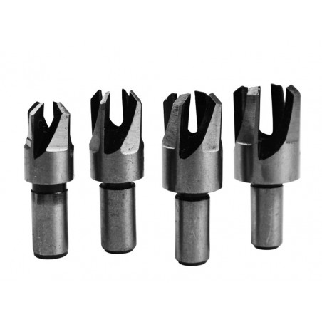 Set of plug drills for wood (4 pieces)