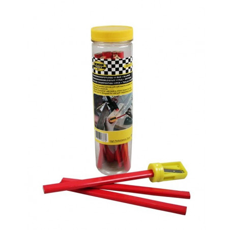 Set Zimmermannsbleistifte (11 Stück) und Spitzer Set Zimmermannsbleistifte (11 Stück) und Spitzer
