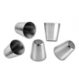 Stainless steel cup (1 single piece), 30 ml