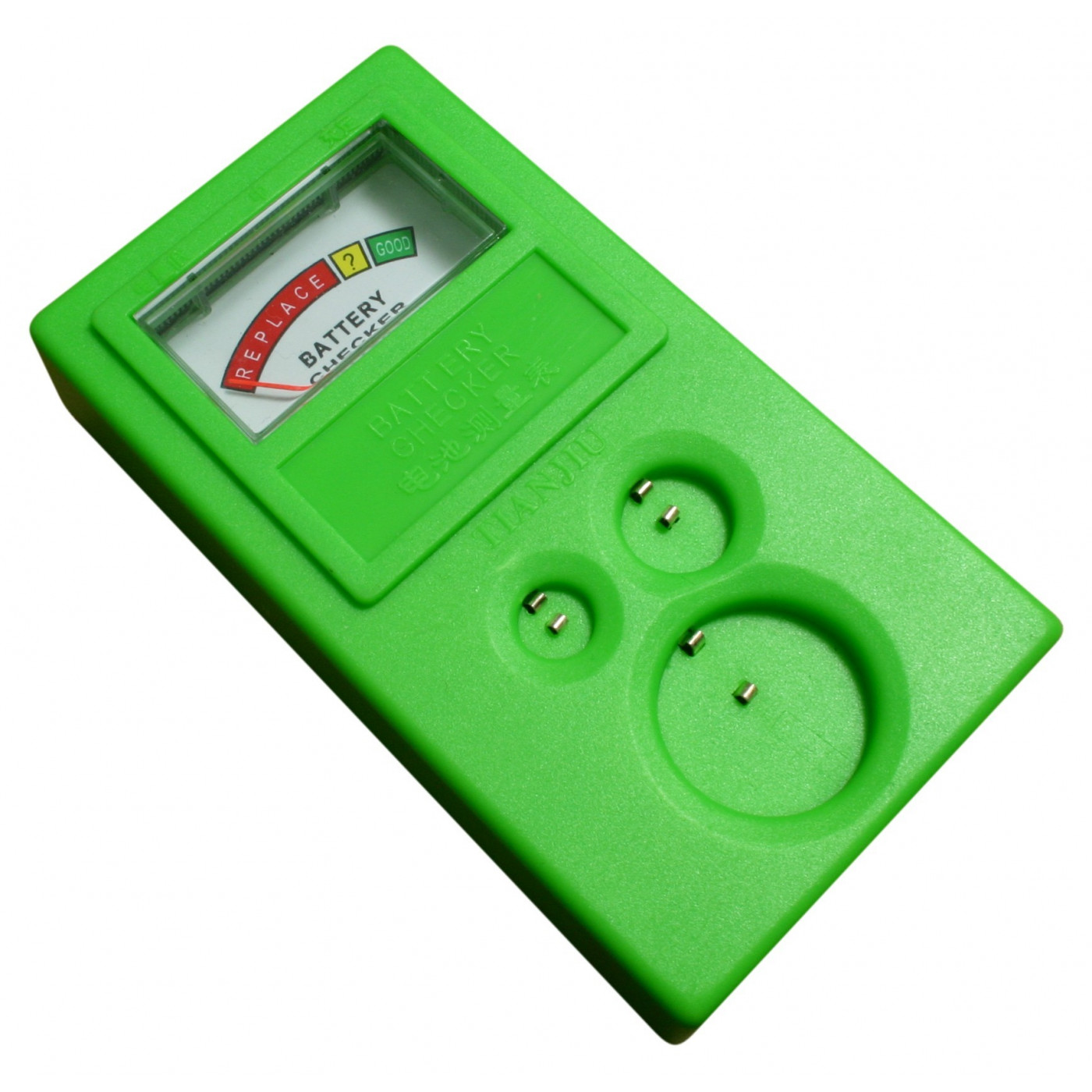 Battery tester for coin cell batteries