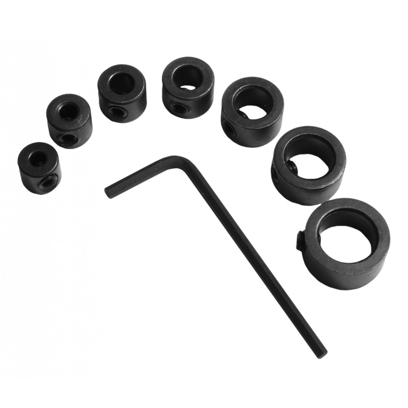 Drill bit stop collars set (7 pcs) Wood, Tools & Deco