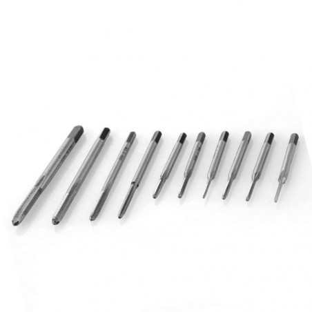 SET 56 PEZZI, MASCHI E FILIERE, MISURE METRICHE M3-M12 BGS70104